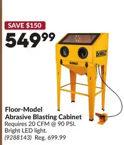 Princess Auto Floor-Model Abrasive Blasting Cabinet offer