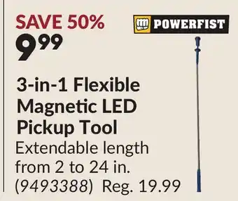Princess Auto 3-in-1 Flexible Magnetic LED Pickup Tool offer