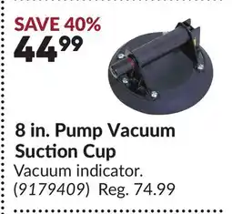 Princess Auto 8 in. Pump Vacuum Suction Cup offer