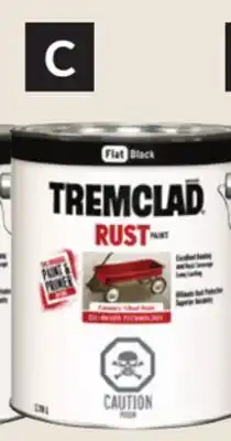 Princess Auto TREMCLAD RUST PAINT offer