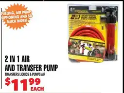 Len's Mill Stores 2 IN 1 AIR AND TRANSFER PUMP offer