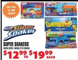 Len's Mill Stores SUPER SOAKERS offer