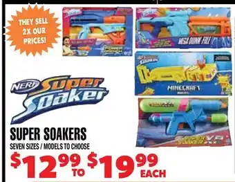 Len's Mill Stores SUPER SOAKERS offer