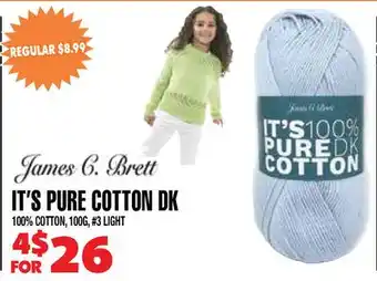 Len's Mill Stores IT'S PURE COTTON DK offer