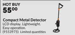 Princess Auto Compact Metal Detector offer