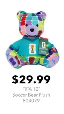 GameStop FIFA 10 Soccer Bear Plush offer