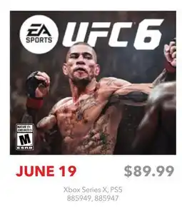 GameStop UFC 6 Xbox Series X, PS5 offer