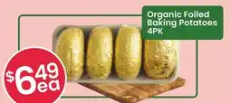 Healthy Planet Organic Foiled Baking Potatoes offer