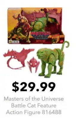 GameStop Masters of the Universe Battle Cat Feature Action Figure offer