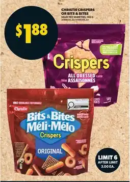 Real Canadian Superstore CHRISTIE CRISPERS OR BITS & BITES offer