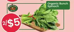 Healthy Planet Organic Bunch Spinach offer