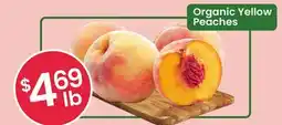 Healthy Planet Organic Yellow Peaches offer