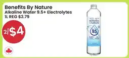 Healthy Planet Benefits By Nature Alkaline Water 9.5 + Electrolytes offer