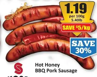 Starsky Hot Honey BBQ Pork Sausage offer