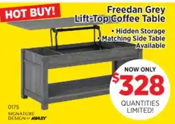Surplus Furniture Freedan Grey Lift-Top Coffee Table offer