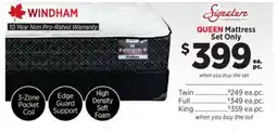 Surplus Furniture Windham Pocket Coil Queen Mattress Set offer