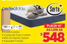 Surplus Furniture Serta Perfect Day Placid Firm 10 Mattress In-A-Box offer