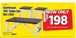 Surplus Furniture Dorrinson 3PC Table Set offer