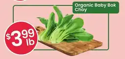 Healthy Planet Organic Baby Bok Choy offer