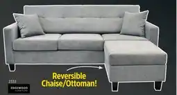 Surplus Furniture Grey 2Pc Sofa with Ottoman offer