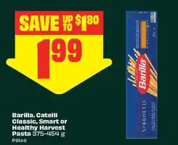 FreshCo Barilla, Catelli Classic, Smart or Healthy Harvest Pasta offer