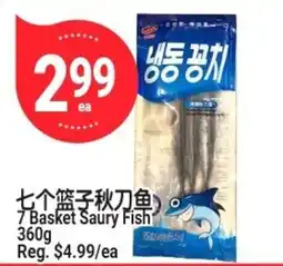 SunFood Supermarket 7 Basket Saury Fish offer