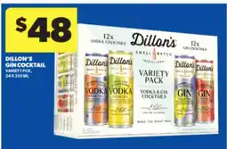 Real Canadian Liquorstore Dillon's Gin Cocktail offer