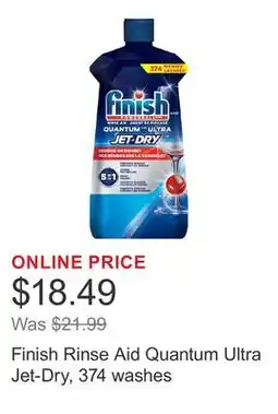 Costco Finish Rinse Aid Quantum Ultra Jet-Dry, 374 washes offer