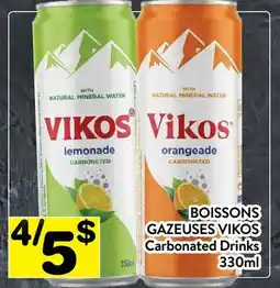 Supermarché PA BOISSONS GAZEUSES VIKOS | CARBONATED DRINKS offer