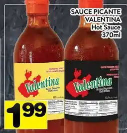 Supermarché PA SAUCE PICANTE VALENTINA | Hot Sauce offer