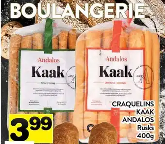 Supermarché PA CRAQUELINS KAAK ANDALOS | Rusks offer