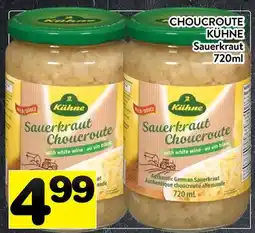 Supermarché PA CHOUCROUTE KÜHNE | Sauerkraut offer