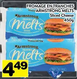 Supermarché PA FROMAGE EN TRANCHES ARMSTRONG MELTS | Sliced Cheese offer
