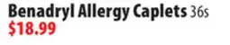 London Drugs Benadryl Allergy Caplets offer