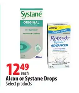 London Drugs Alcon or Systane Drops offer
