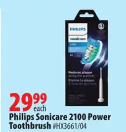 London Drugs Philips Sonicare 2100 Power Toothbrush offer