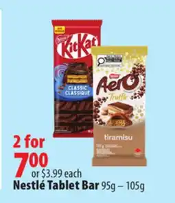 London Drugs Nestlé Tablet Bar offer