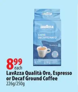 London Drugs LavAzza Qualità Oro, Espresso or Decaf Ground Coffee offer