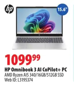London Drugs HP Omnibook 3 AI CoPilot+ PC offer