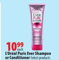 London Drugs L' Oréal Paris Ever Shampoo or Conditioner offer