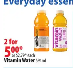 London Drugs Vitamin Water offer