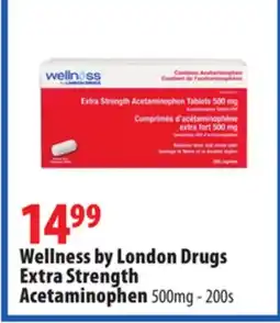 London Drugs Wellness by London Drugs Extra Strength Acetaminophen offer