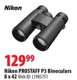London Drugs Nikon PROSTAFF P3 Binoculars offer