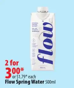 London Drugs Flow Spring Water offer
