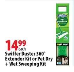London Drugs Swiffer Duster 360° Extender Kit or Pet Dry + Wet Sweeping Kit offer
