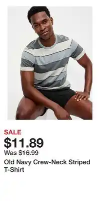 Old Navy Old Navy Crew-Neck Striped T-Shirt offer
