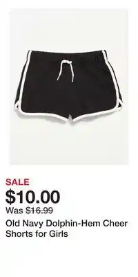 Old Navy Old Navy Dolphin-Hem Cheer Shorts for Girls offer