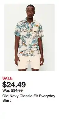 Old Navy Old Navy Classic Fit Everyday Shirt offer