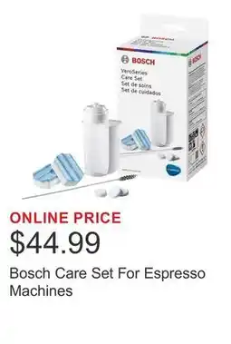 Costco Bosch Care Set For Espresso Machines offer