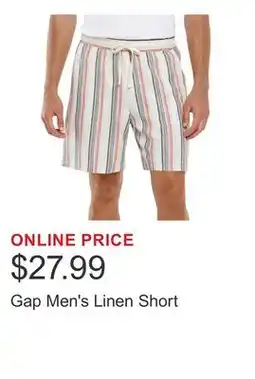 Costco Gap Men's Linen Short offer